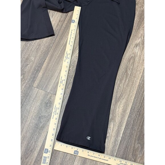 CHAMPION DOUBLE DRY ATHLETIC LEGGINGS PANTS WOMENS M STRAIGHT LEG DRAWSTRING - Picture 5 of 7